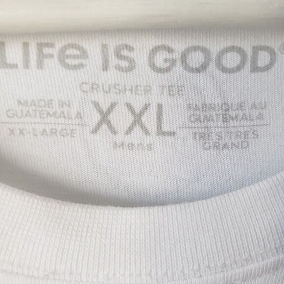life is good men's powder to the people long sleeve tee size XXL - Picture 6 of 8